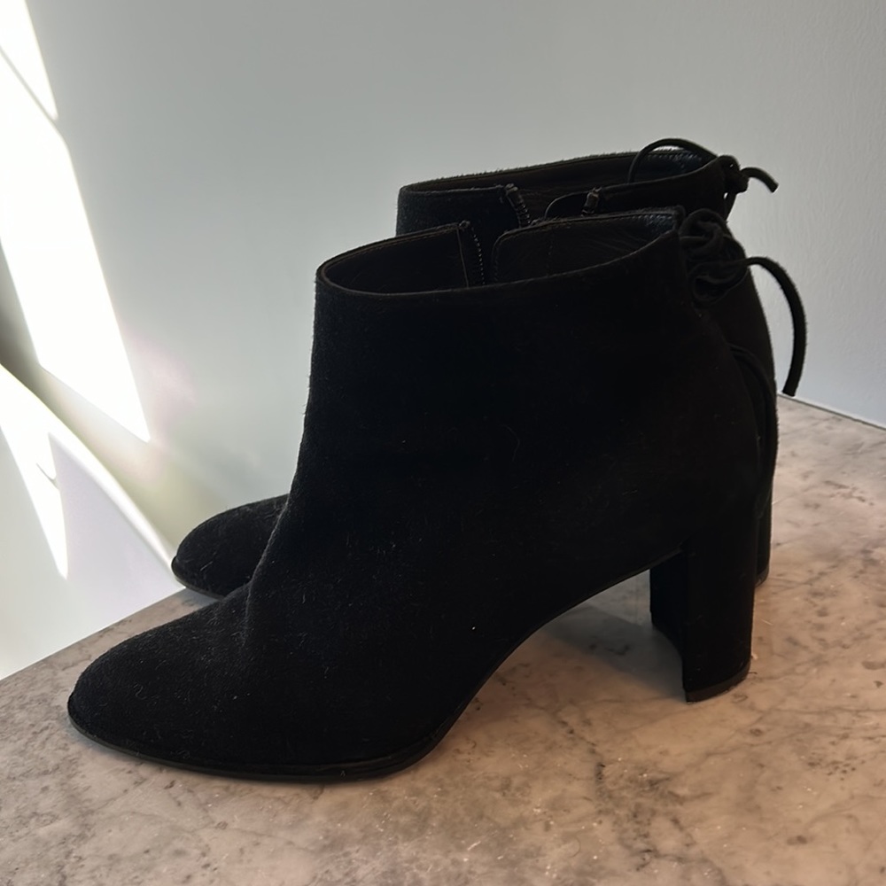 Stuart Weitzman Suede Booties - image 3
